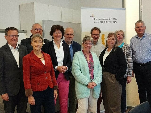 Mitglieder des Beirats des Dialogforums der Kirchen in der Region Stuttgart